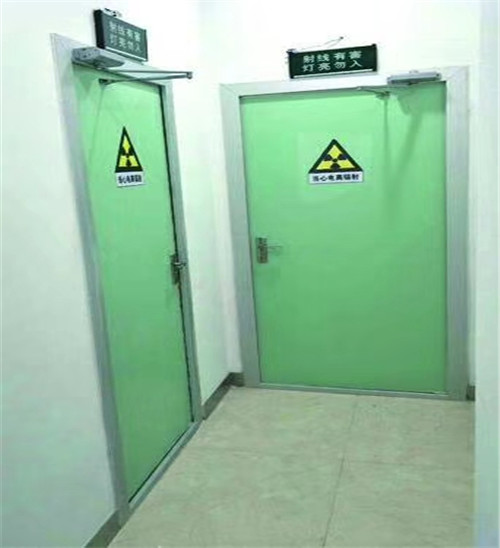 百色厂家定制防 辐射铅门 CT室铅门 放射科射线防护施工